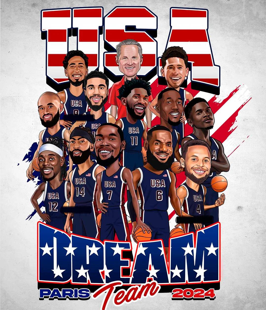 美国男篮发布新赛程，备战即将到来的国际比赛，士气大振的简单介绍